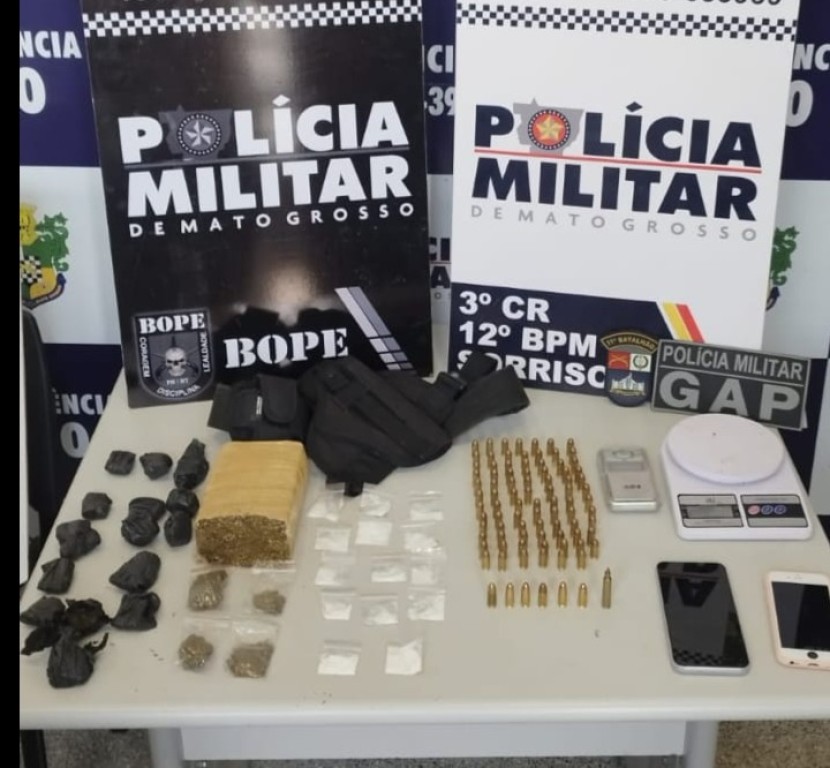 Polícia Militar prende suspeito por tentativa homicídio apreende