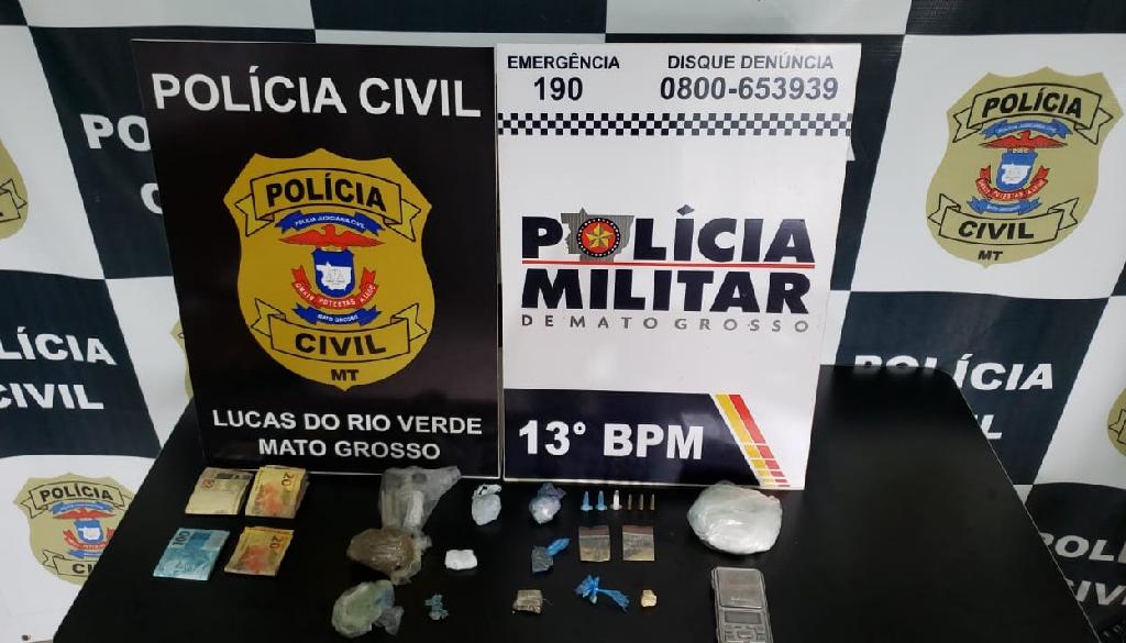 Operação integrada prende em flagrante seis envolvidos no tráfico de drogas