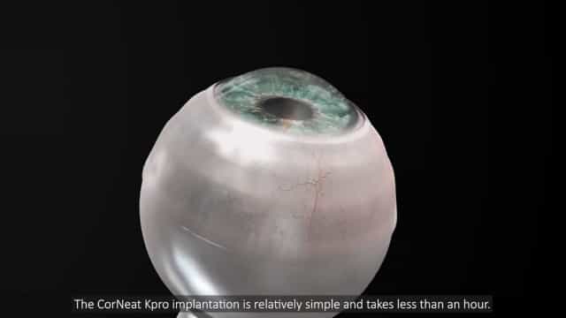 Cirurgia inovadora ajuda homem a recuperar visão