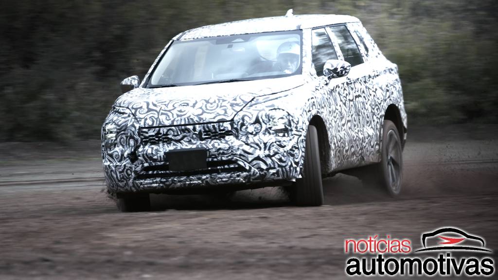 Próximo Mitsubishi Outlander aparece em testes antes da estreia