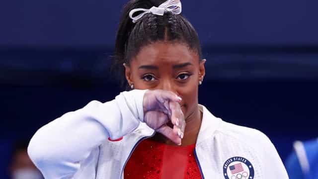 ‘Se me custar a paz, me afasto’, diz Biles sobre permanência na ginástica