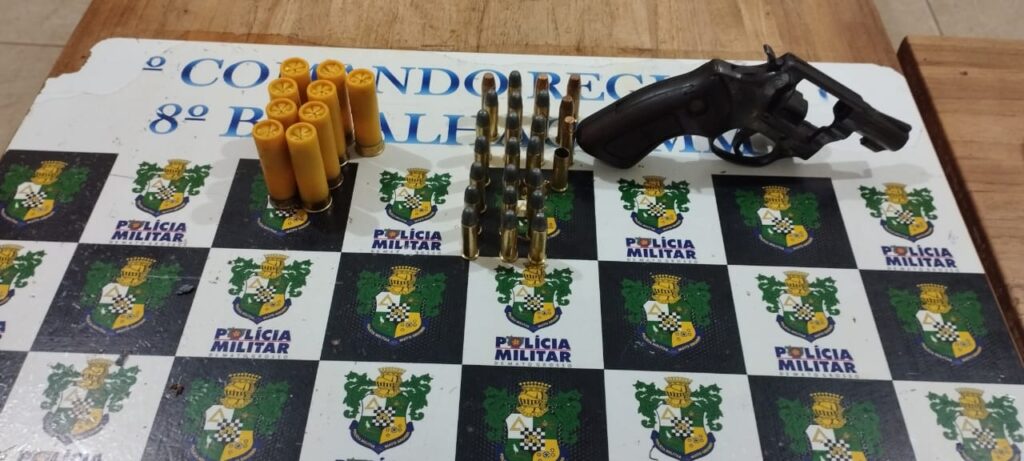 Homem é preso em flagrante por ameaça e porte ilegal de arma em Carlinda pela Polícia Militar