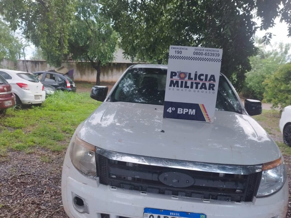 Polícia Militar desarticula quadrilha e recupera caminhonete roubada