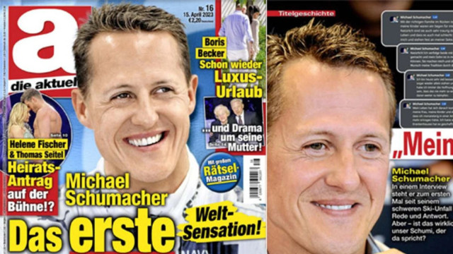 Escândalo: revista anuncia entrevista com Schumacher, mas era tudo falso