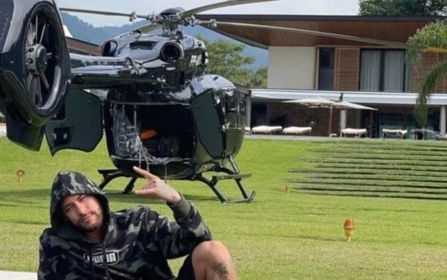 Helicóptero de Neymar está com documento atrasado e impedido de voar