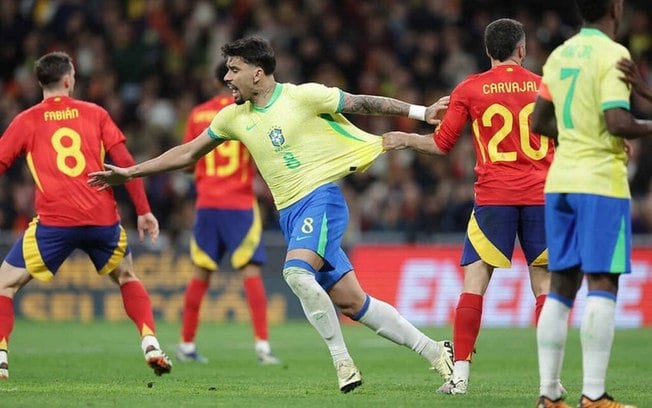 Paquetá destaca poder de reação do Brasil diante da Espanha