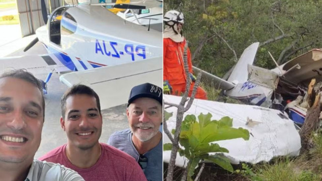 Pai, filho e piloto morrem em queda de aeronave na Bahia