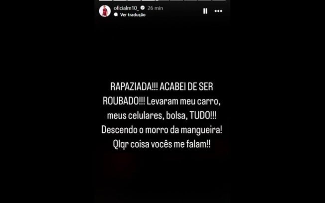Matheus Gonçalves, do Flamengo, é assaltado após conquista do Carioca