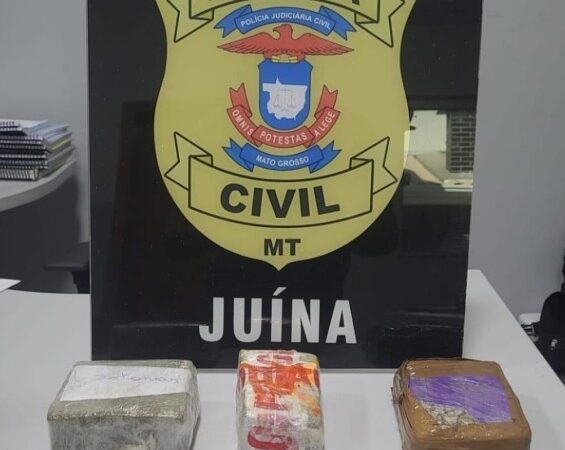Dupla investigada por fomentar tráfico em Juína é detida com cinco tabletes de entorpecentes