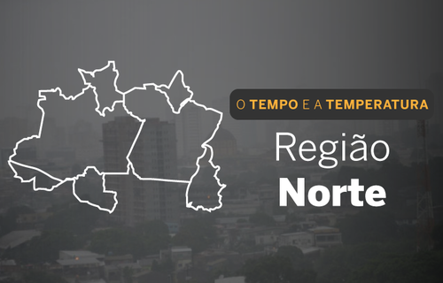 PREVISÃO DO TEMPO: domingo (23) com fortes chuvas em regiões do Norte