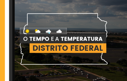 PREVISÃO DO TEMPO: quarta-feira (26) com alerta de baixa umidade no Distrito Federal