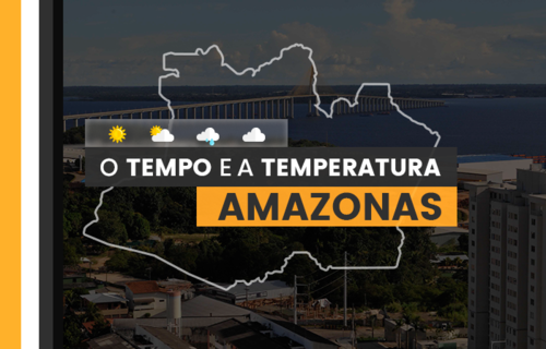 PREVISÃO DO TEMPO: quarta-feira (26) com pancadas de chuva no Amazonas