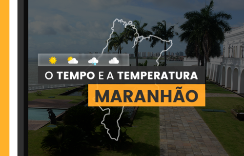 PREVISÃO DO TEMPO: quarta-feira (26) com pancadas de chuva no Maranhão