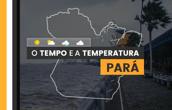 PREVISÃO DO TEMPO: quarta-feira (26) com pancadas de chuva no Pará