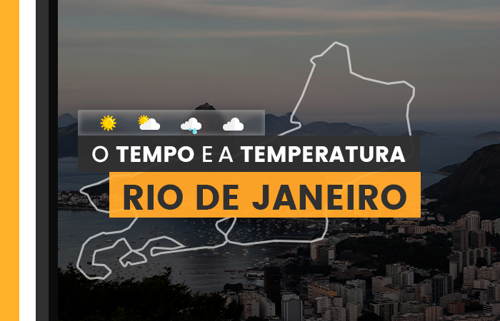 PREVISÃO DO TEMPO: quarta-feira (26) sem chuvas no Rio de Janeiro