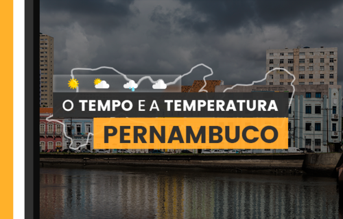 PREVISÃO DO TEMPO: terça-feira (25) chuvosa em Pernambuco