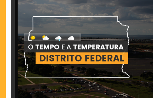 PREVISÃO DO TEMPO: terça-feira (25) com alerta de baixa umidade no Distrito Federal