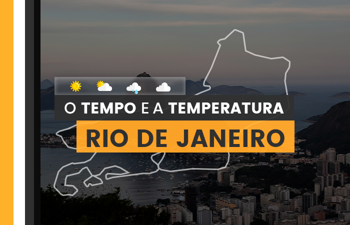 PREVISÃO DO TEMPO: terça-feira (25) com possibilidade de chuva no Rio de Janeiro