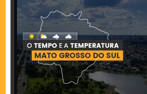 PREVISÃO DO TEMPO: terça-feira (25) sem chuvas em Mato Grosso do Sul