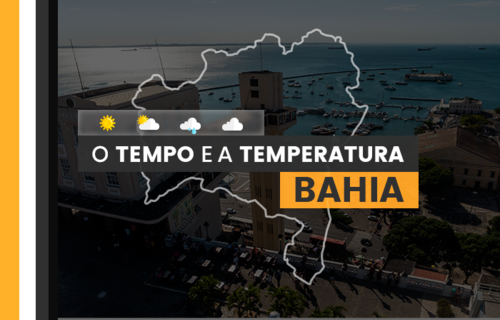 PREVISÃO DO TEMPO: nesta sexta-feira (19) são esperadas chuvas isoladas em regiões da Bahia