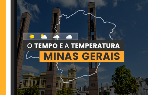 PREVISÃO DO TEMPO: quarta-feira (10) com chuvas em regiões de Minas Gerais