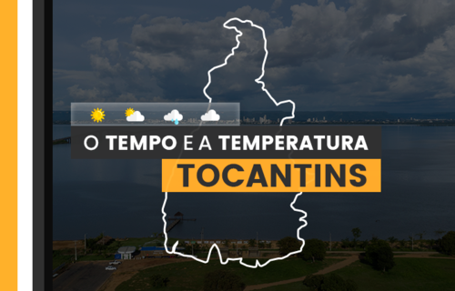 PREVISÃO DO TEMPO: quarta-feira (17) com alerta para baixa umidade no Tocantins