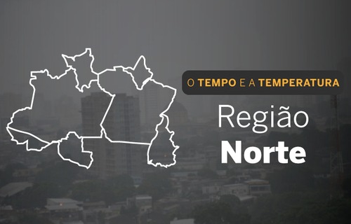 PREVISÃO DO TEMPO: sábado (6) tem alerta para pancadas de chuva no Norte
