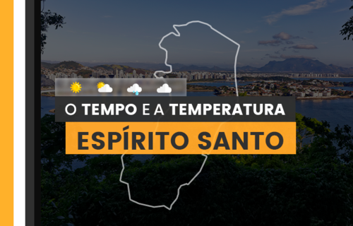 PREVISÃO DO TEMPO: quinta-feira (5) com variação de nuvens no Espírito Santo