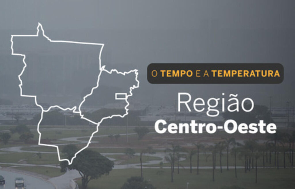 PREVISÃO DO TEMPO: tempo chuvoso predomina no Centro-Oeste, nesta sexta-feira (25)